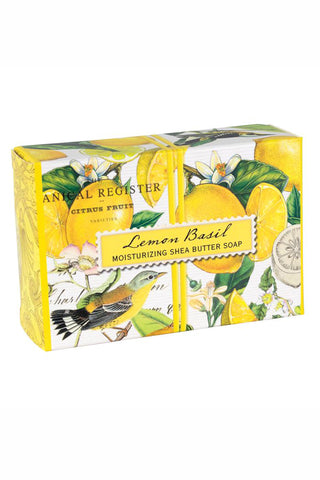 Michel Design Works Lemon Basil Boxed Shea Butter Soap