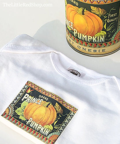 Michel Design Works Vintage Style Prince Pumpkin Onesie