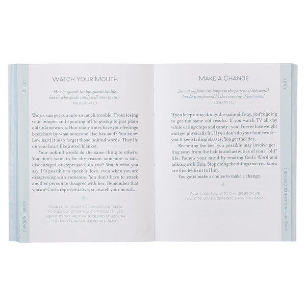 Devotional Page Samples
