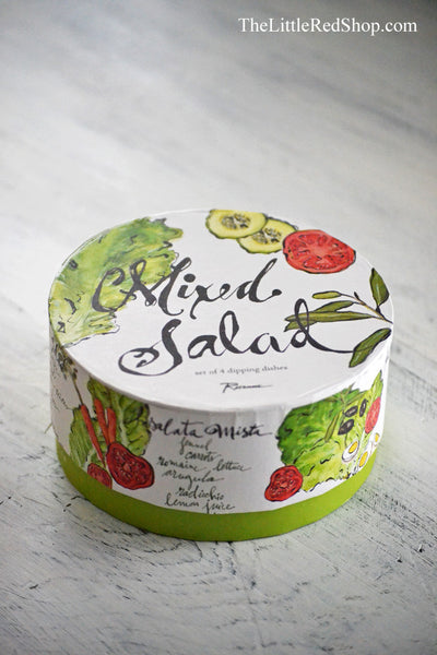 Mixed Salad Dipping Dishes