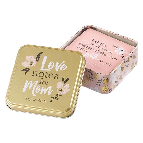 Proverbs 3:6 Pink Card in Tin