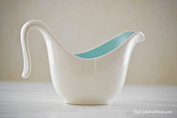 Vintage TST Creamer with Aqua Flower