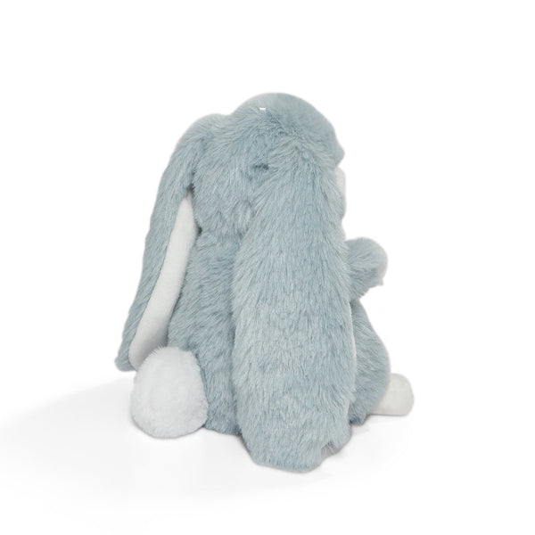 Back view Aqua Tiny Nibble Bunny Stuffed Animal