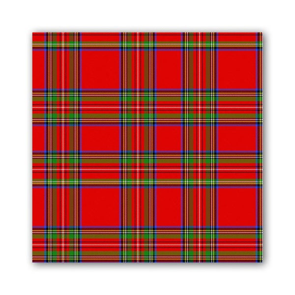Stewart Plaid Tartan Cocktail Napkin Set