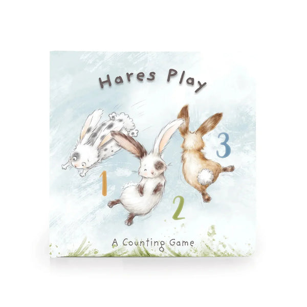 Hares Play Book Cover with Counting Bunnies