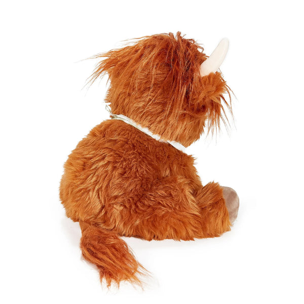 Back view Hamish the Highland Cow Stuffed Animal;