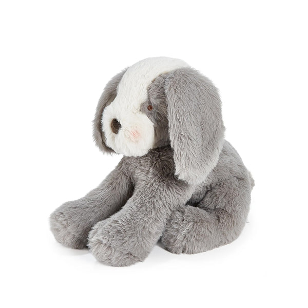 Bunnies by the Bay's Little Floppy Mutt Steel Gray Puppy Dog Stuffed Animal