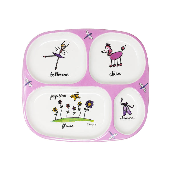 Baby Cie Ballerina Sectioned Dinner Trap for Children