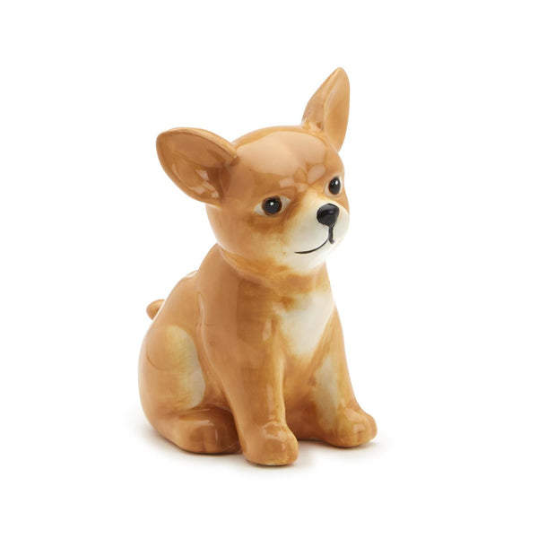 Two's Company Ceramic Chihuahua Dog Toothpick Holder