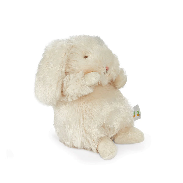 Side View Rutabaga Creamy Beige Rabbit Stuffed Animal