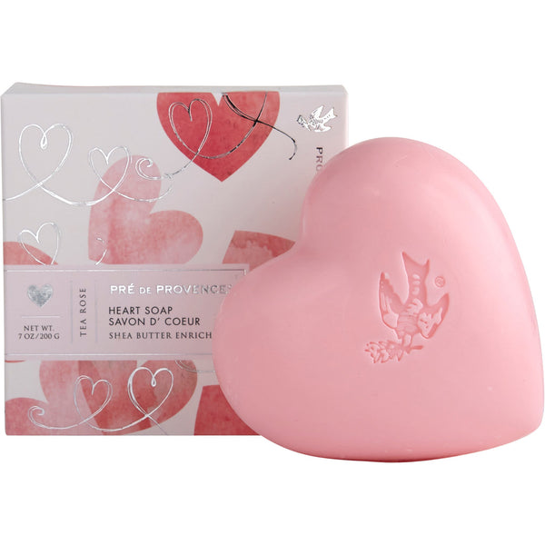 Pre de Provence Tea Rose Heart-shaped Soap & Box