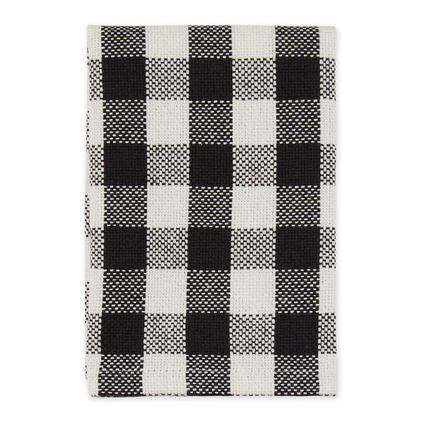 White & Black Buffalo Check Heavyweight Dish Cloth