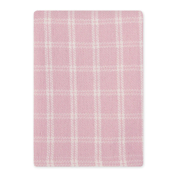 Pink & White Plaid Dish Cloth