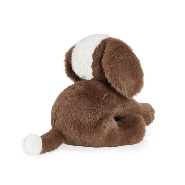 Back view Little Floppy Cocoa Plush Puppy Stuffed Animal