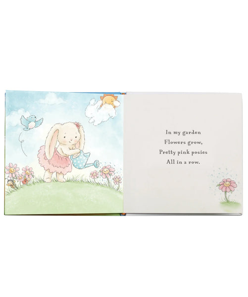 Garden Children's Book w/ Bunny & Flowers