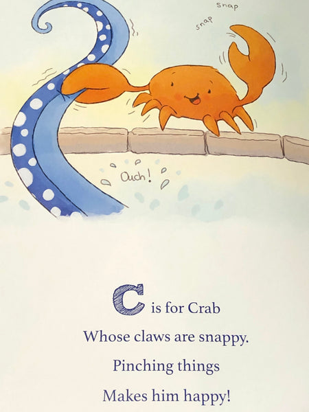 Ocho & Happy Crab in Bunnies by the Bay Book