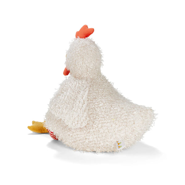 Back view Big Clucky the Chicken Stuffed Animal