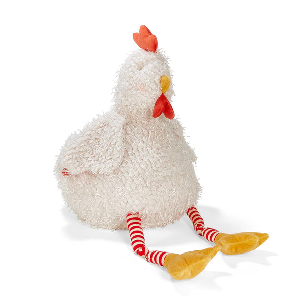 Angle View Big Clucky the Chicken Stuffed Animal