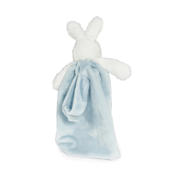 Back view Bunnies by the Bay Bud Bunny Bye Bye Blanket with velour loop with velcro
