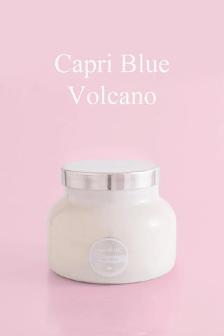 Capri Blue White Petite Jar 8oz Candle