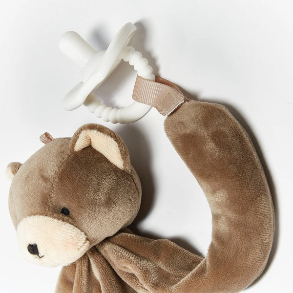 Cubby Silly Buddy With Ribbon Pacifier Holder