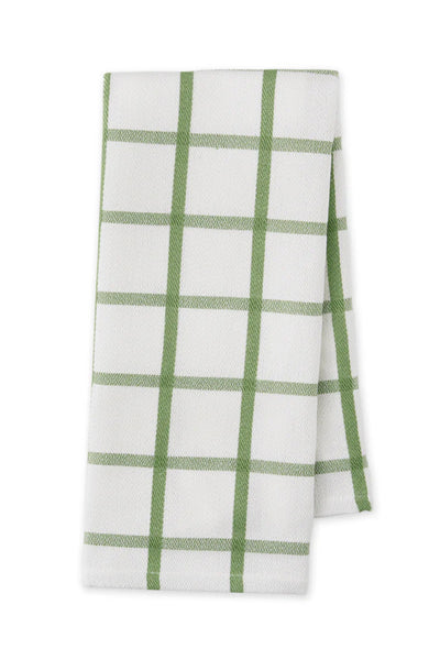 DII Clover Windowpane Plaid Cotton Dishtowell