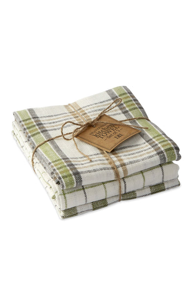 DII Greenhouse Plaid Kitchen Towel Set