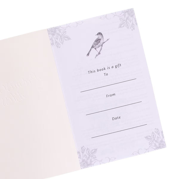 Presentation Page with Bird on a Branch