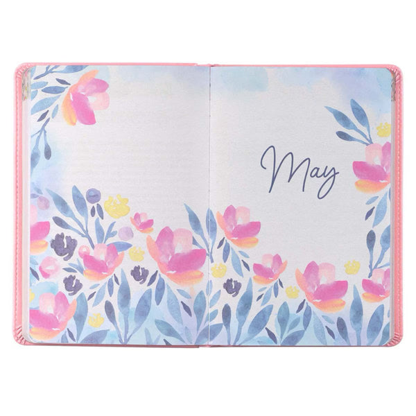 May Chapter Page with Pink & Blue Florals