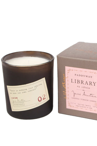 Paddywax Library Jane Austen Candle