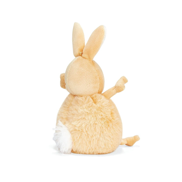 Back view of Apricot Bunny with Creamy White Tail