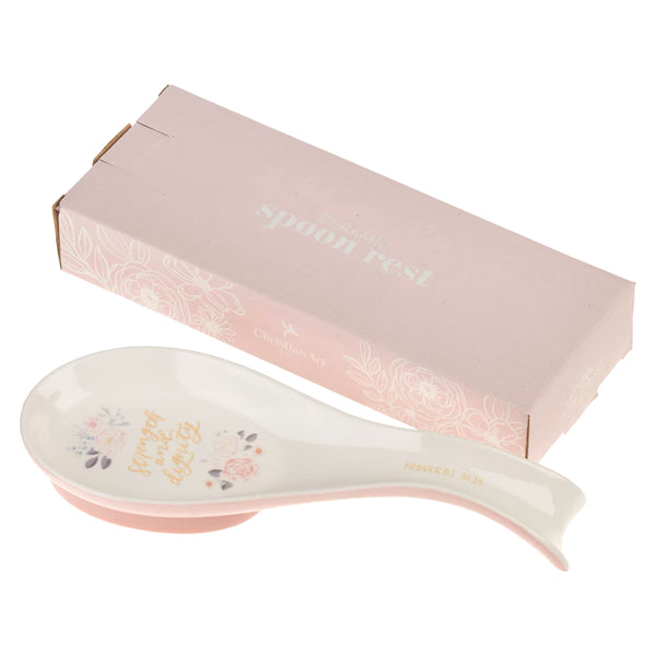 Spoon Rest with Pink Packaging Box