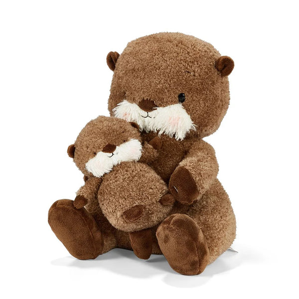 Alt side view Otter & Baby Stuffed Animals