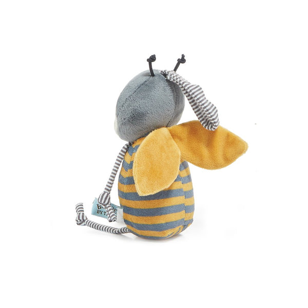 Back view of Bunnies by the Bay's Buzzbee Honey Bee Stuffed Animal Baby Toy