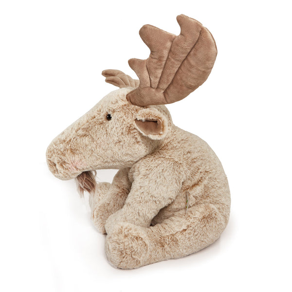 Side view of Great Big Bruce the Moose Stuffed Animal
