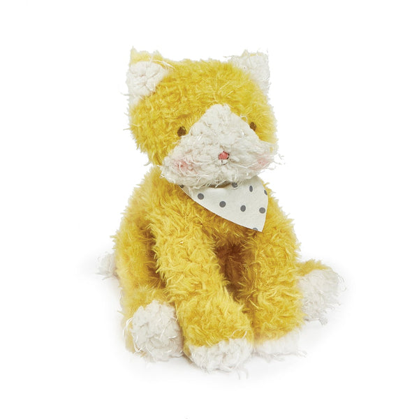Close up view Alley Cat Yellow Stuffed Animal