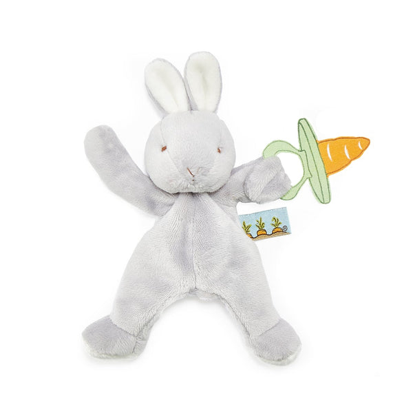 Wee Gray Silly Buddy Bunny Pacifier Holder