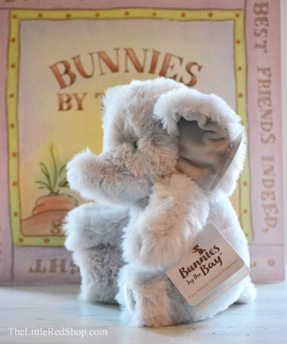 Side view of Tiny Nibble Peanut the Bunnies by the Bay Elephant Stuffed Animal