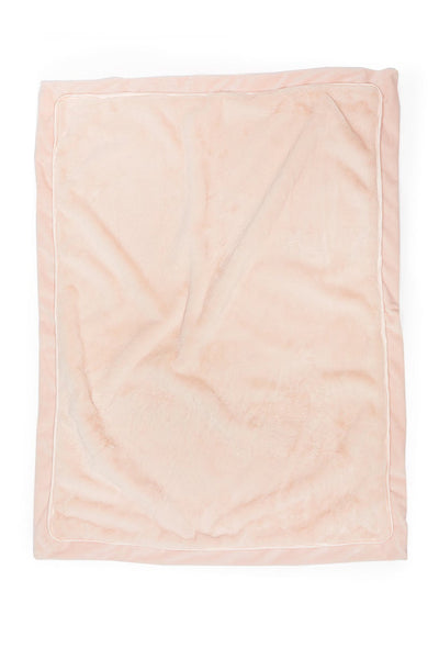 Bunnies by the Bay Pink Faux Fur Blanket