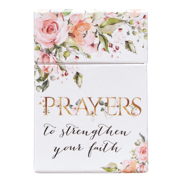 Close Up Floral Prayer Card Box