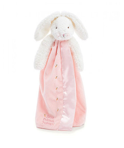 Bunnies by the Bay's Pink Blossom Bunny Buddy Blanket Baby Shower Gift