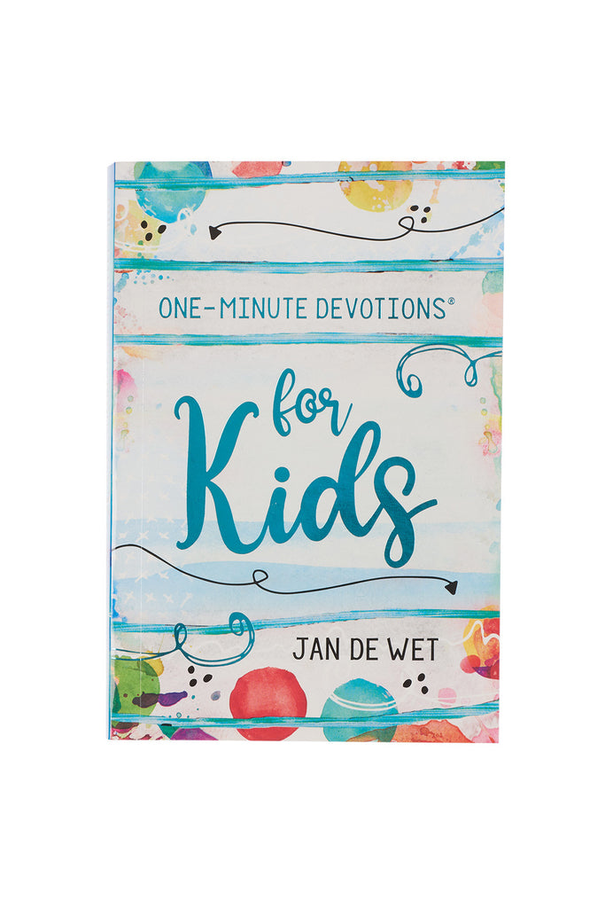 One-Minute Devotions Paperback Book for Kids by Jan De Wet
