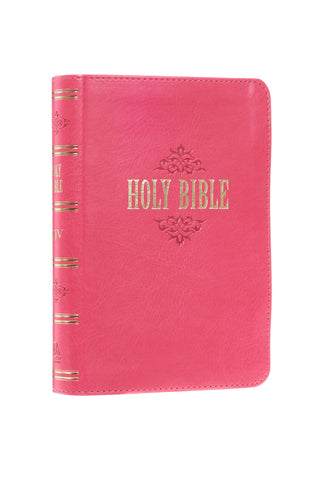Pink Large Print Compact KJV Bible