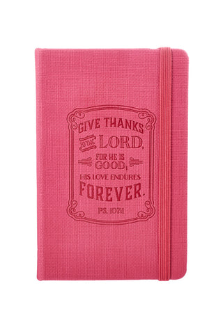 Hot Pink Pocket Notebook with Bible Verses