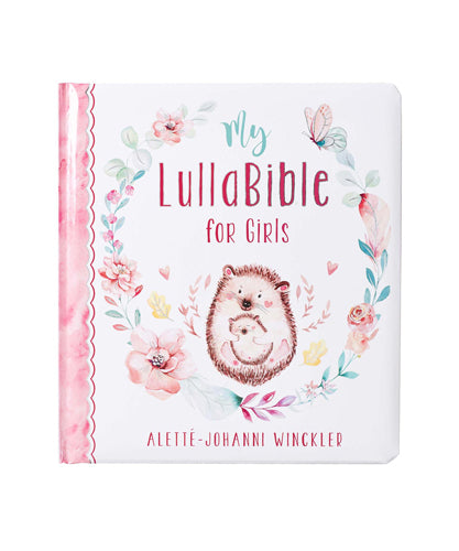 LullaBible front cover with Hedgehogs