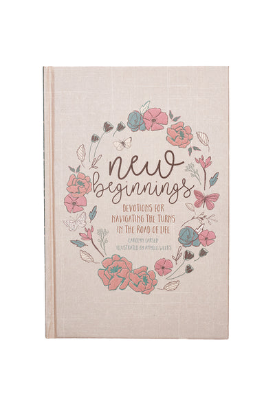New Beginnings Devotional Floral Cover
