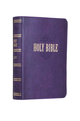 Purple Large Print Compact KJV Bible