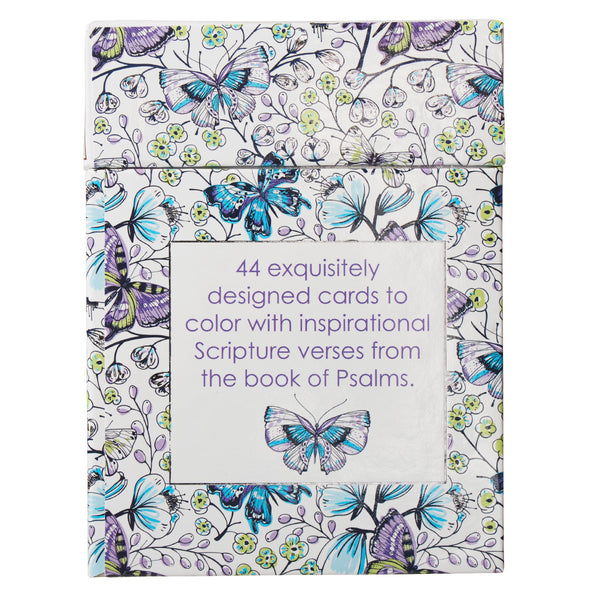 Psalms Coloring Card Box Back View