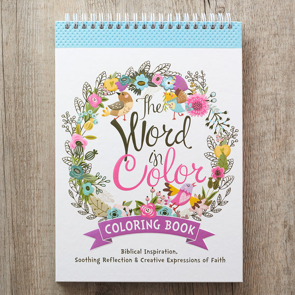 Word in Color Coloring Book Cover