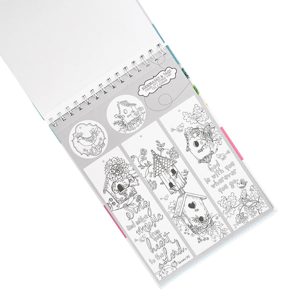 Coloring Book Bookmark Page View
